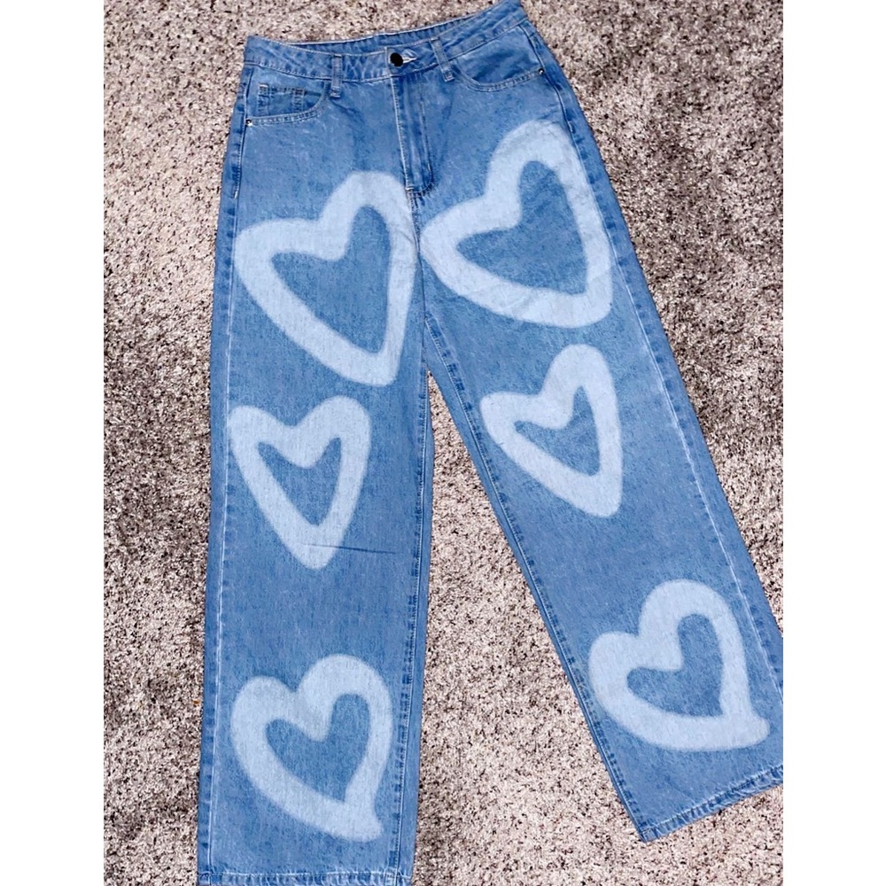 shein heart mom jeans!